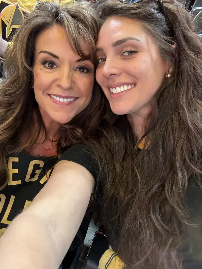 Golden Knights game selfie