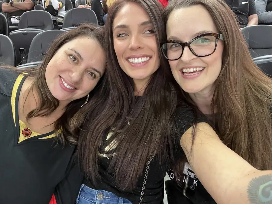 Golden Knights game with friends