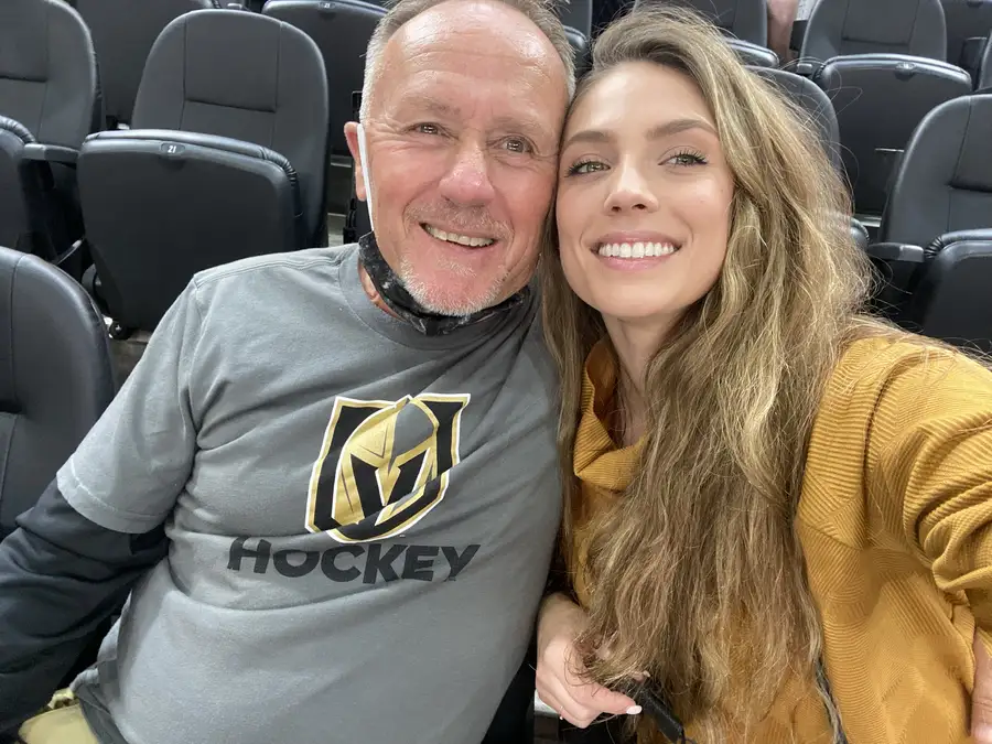 Hockey night with Dad